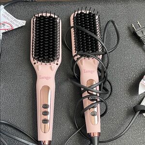Like New Lange Blush Hair Straightening Brushes - 
2 available